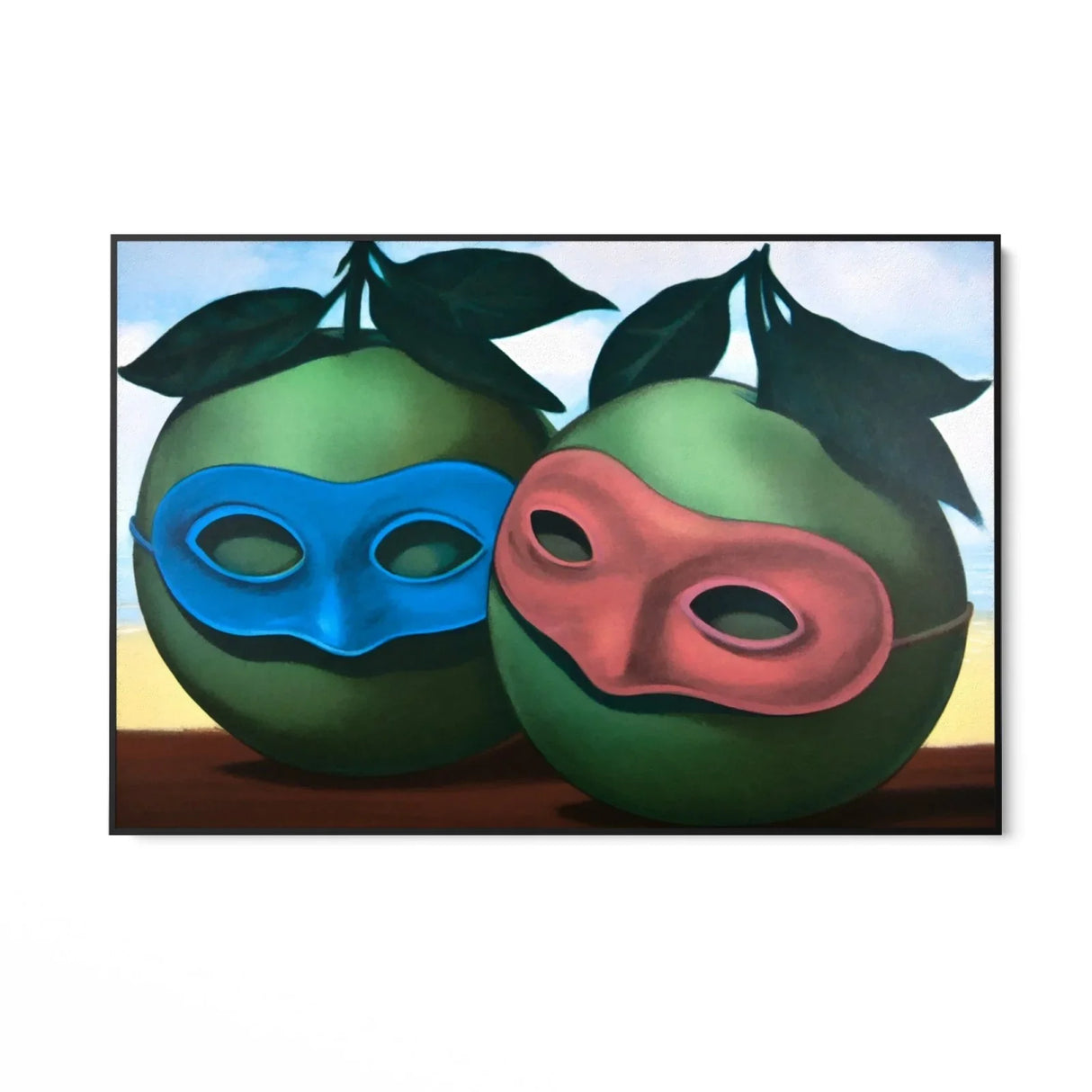 Quadro Stampa su Tela Il valzer dell'esitazione, Rene Magritte - CupidoDesign