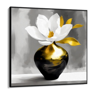 Quadro Stampa su Tela Il vaso dorato - CupidoDesign
