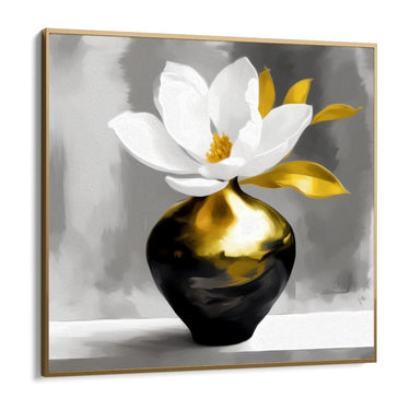 Quadro Stampa su Tela Il vaso dorato - CupidoDesign