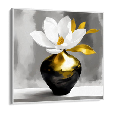 Quadro Stampa su Tela Il vaso dorato - CupidoDesign