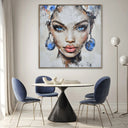 Quadro Stampa su Tela Il volto che svanisce - CupidoDesign