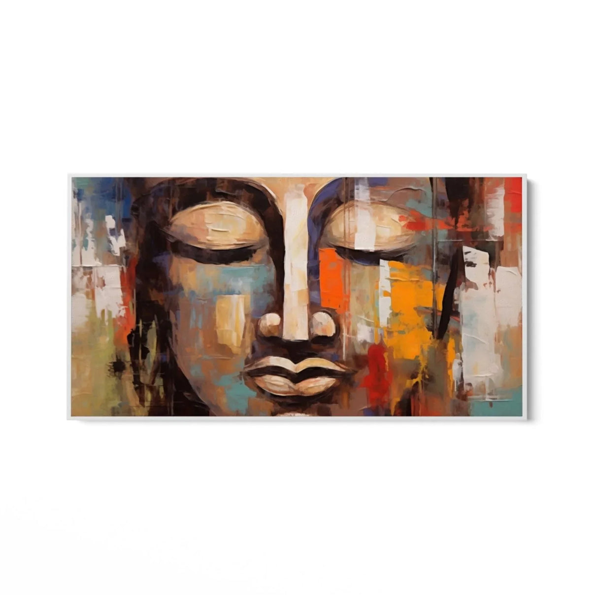 Quadro Stampa su Tela Il volto del Buddha - CupidoDesign