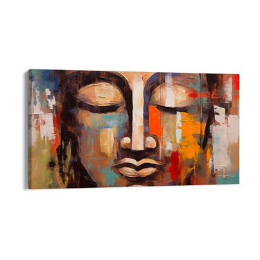 Quadro Stampa su Tela Il volto del Buddha - CupidoDesign