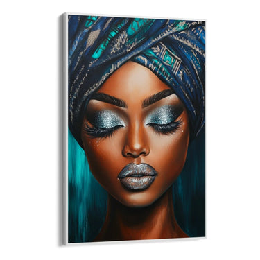 Quadro Stampa su Tela Il volto e la notte - CupidoDesign