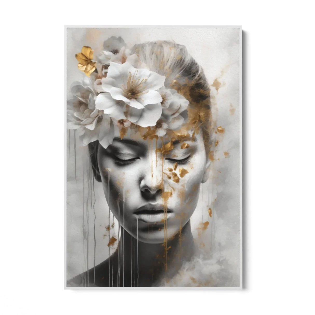 Quadro Stampa su Tela Illuminata Delicatezza - CupidoDesign