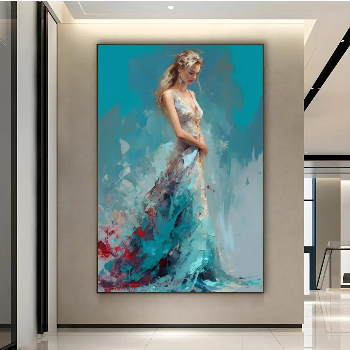 Quadro Stampa su Tela Illuminata Forza - CupidoDesign
