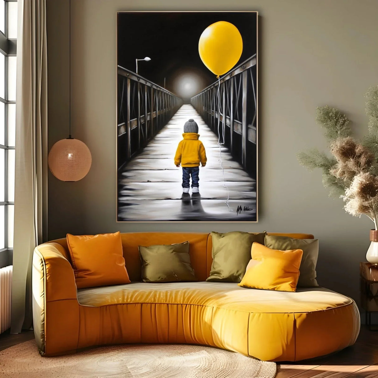 Quadro Stampa su Tela Illuminazione - CupidoDesign