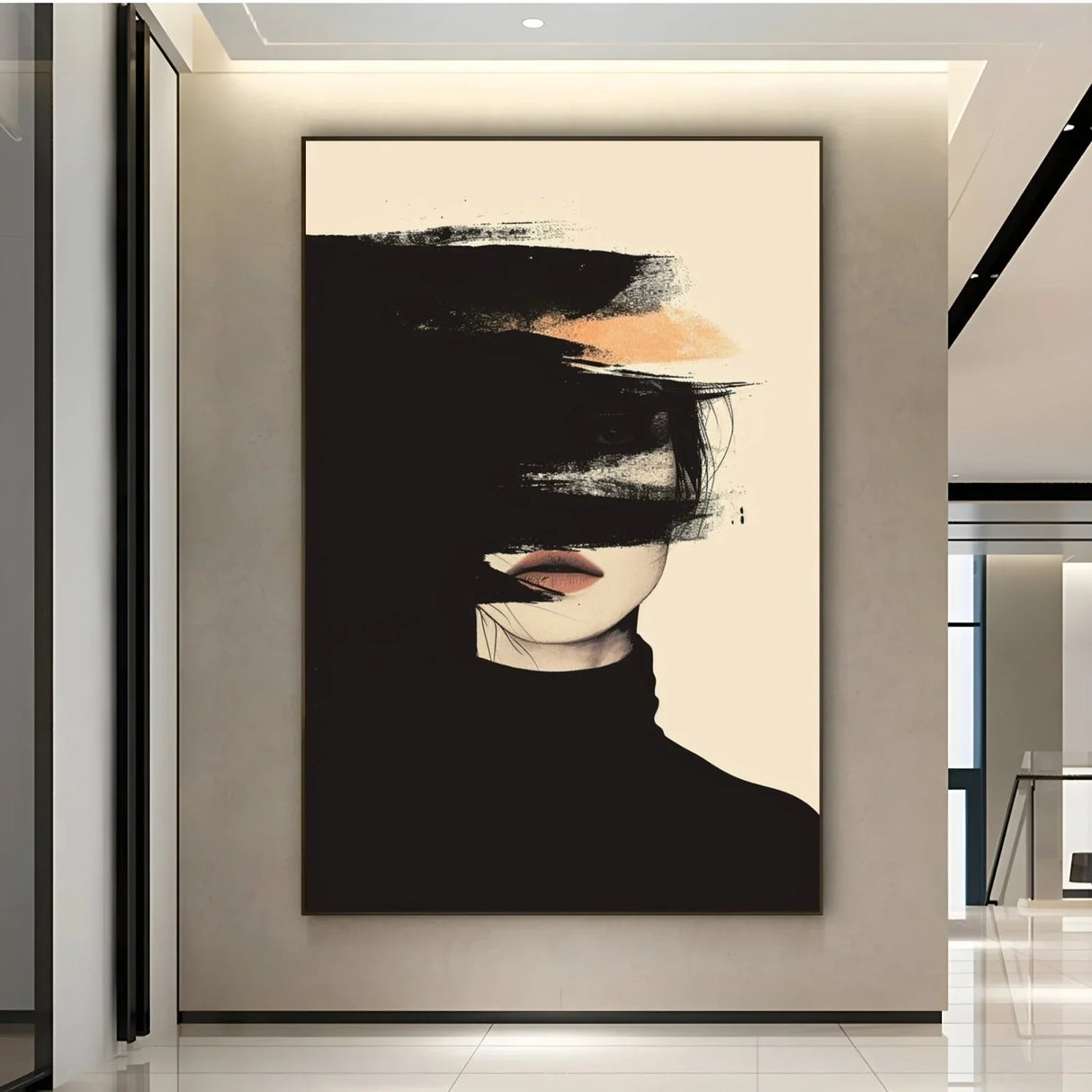 Quadro Stampa su Tela Illusione Femminile - CupidoDesign