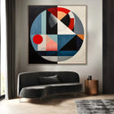 Quadro Stampa su Tela Illusione Geometrica - CupidoDesign