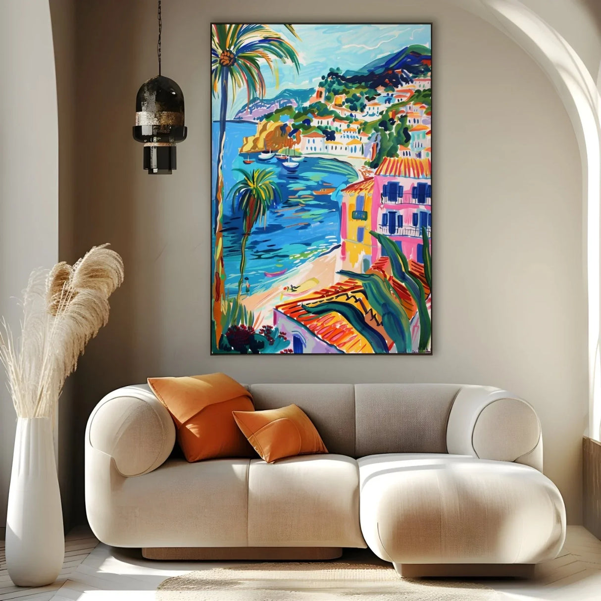 Quadro Stampa su Tela Illusioni di Ibiza, Spagna - CupidoDesign