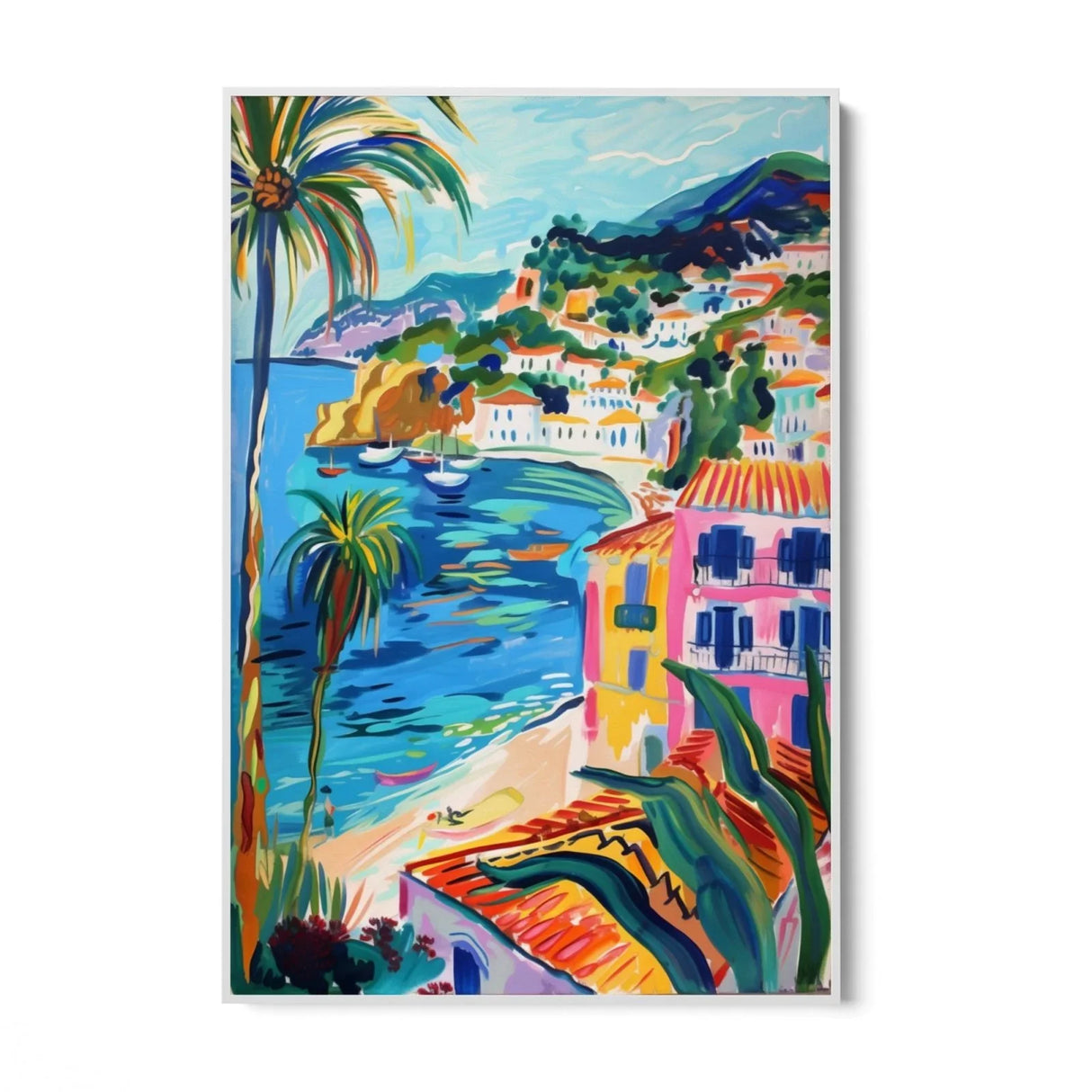 Quadro Stampa su Tela Illusioni di Ibiza, Spagna - CupidoDesign