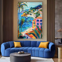 Quadro Stampa su Tela Illusioni di Ibiza, Spagna - CupidoDesign