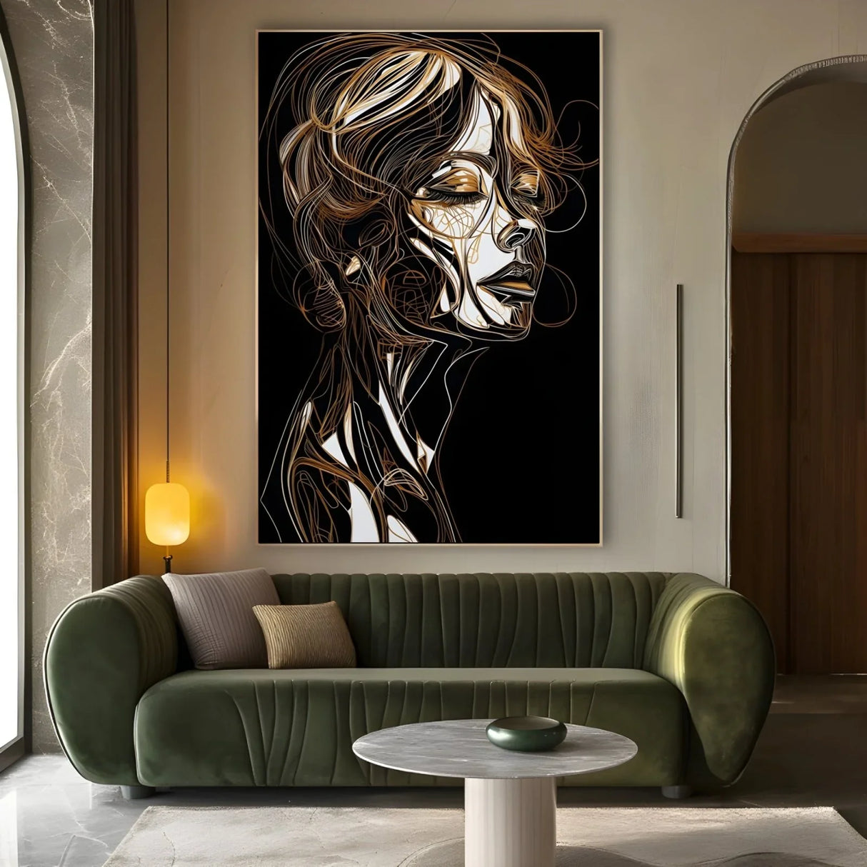 Quadro Stampa su Tela Immagine Femminile - CupidoDesign