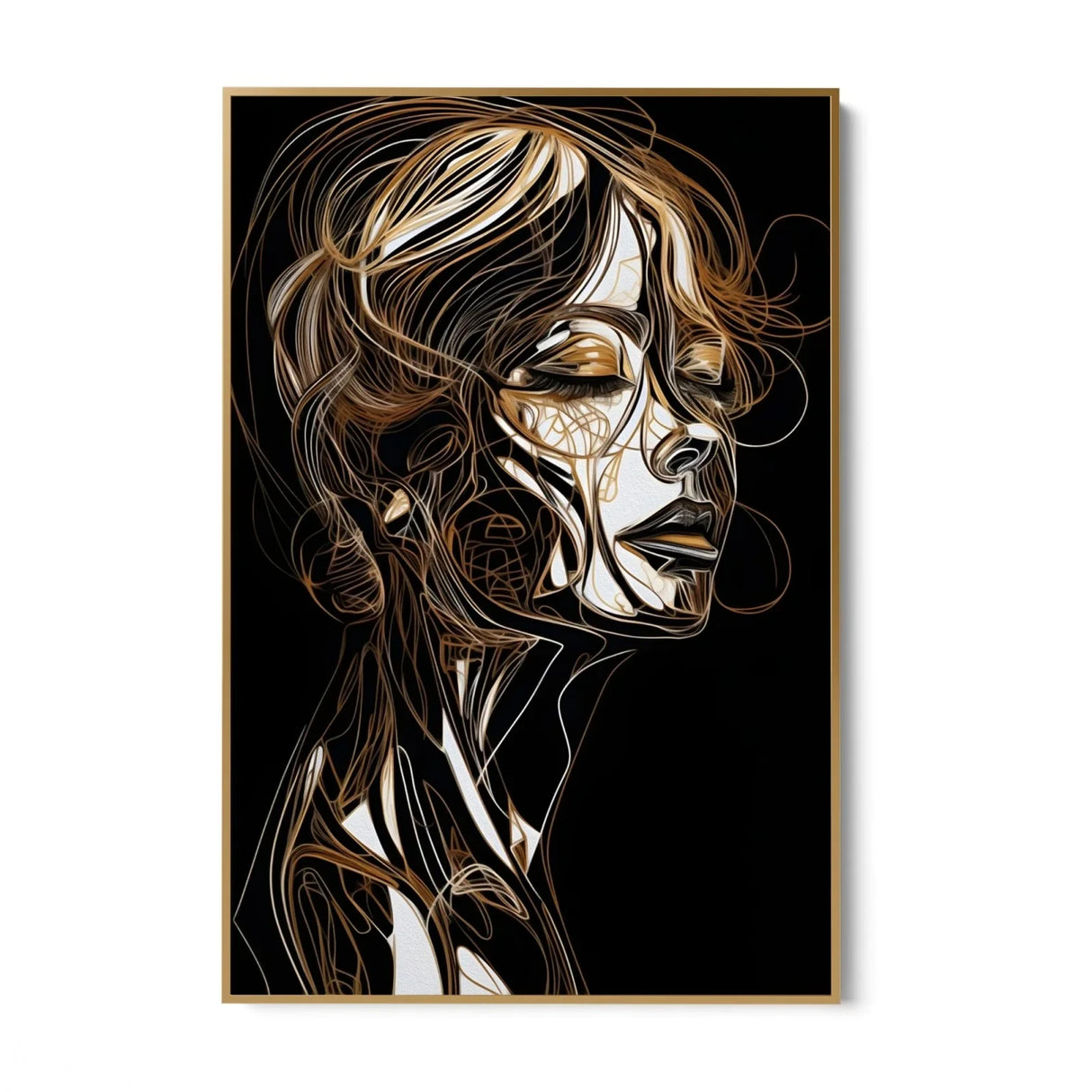 Quadro Stampa su Tela Immagine Femminile - CupidoDesign