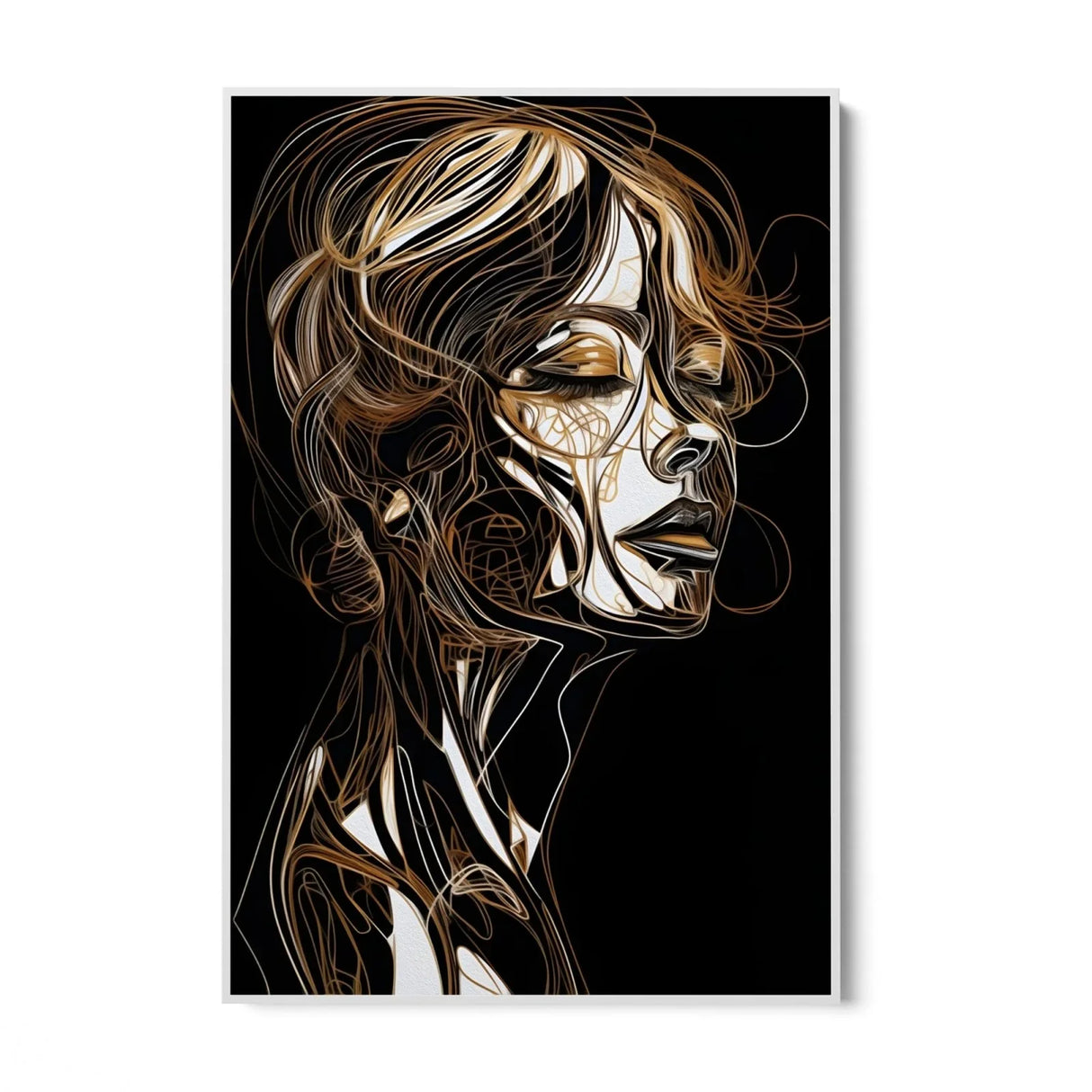 Quadro Stampa su Tela Immagine Femminile - CupidoDesign