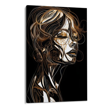 Quadro Stampa su Tela Immagine Femminile - CupidoDesign