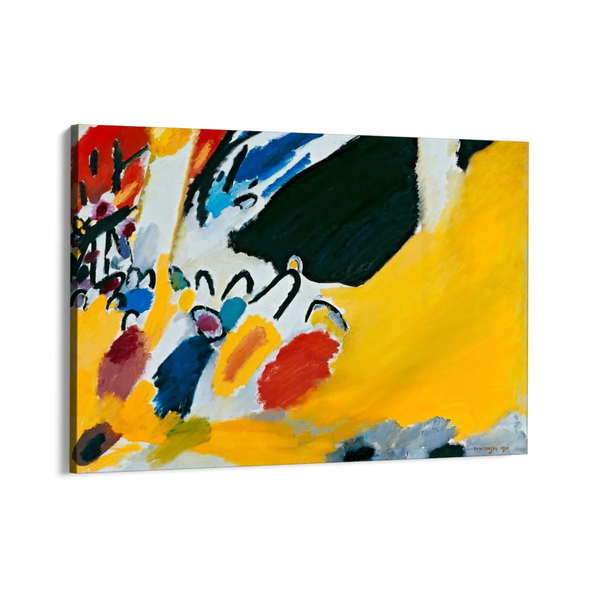 Quadro Stampa su Tela Impressione III, Wassily Kandinsky - CupidoDesign
