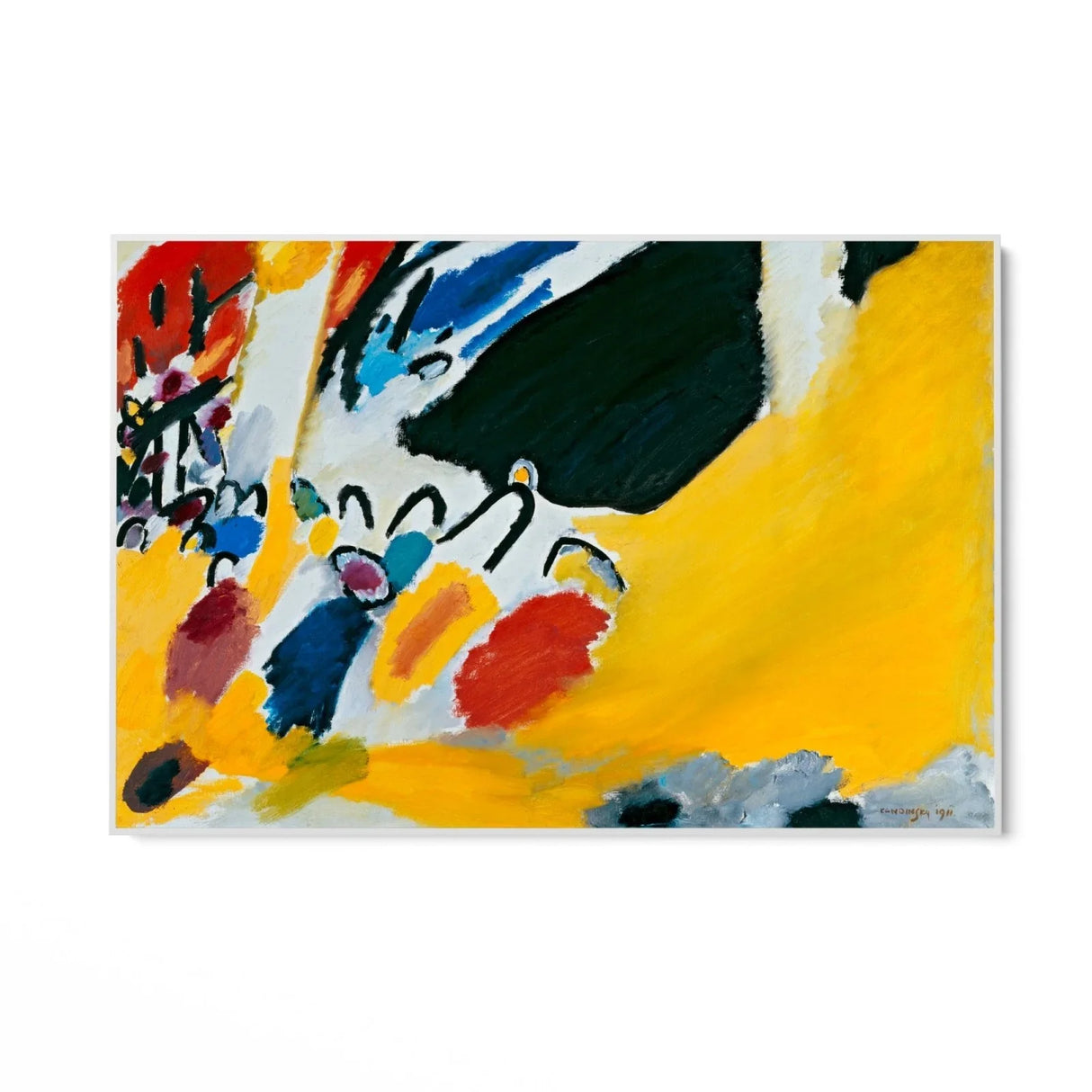 Quadro Stampa su Tela Impressione III, Wassily Kandinsky - CupidoDesign