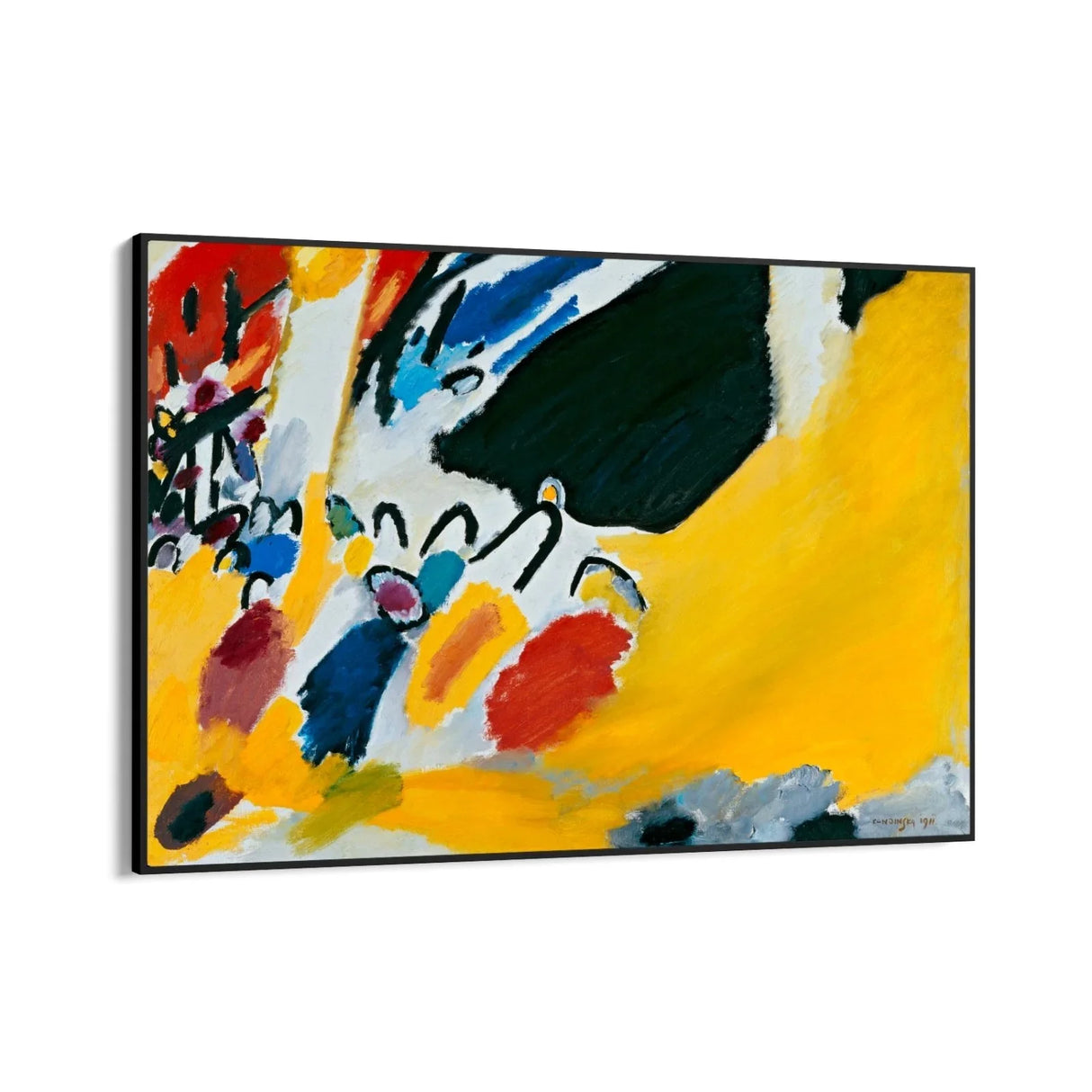 Quadro Stampa su Tela Impressione III, Wassily Kandinsky - CupidoDesign