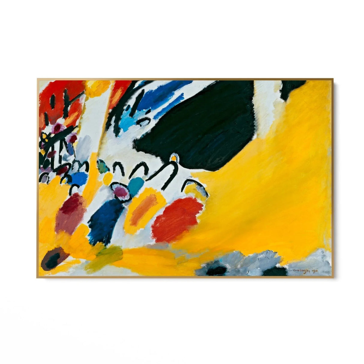 Quadro Stampa su Tela Impressione III, Wassily Kandinsky - CupidoDesign