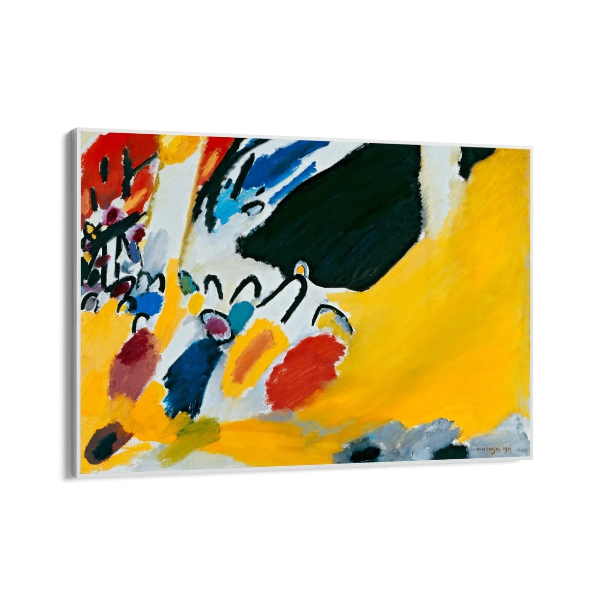 Quadro Stampa su Tela Impressione III, Wassily Kandinsky - CupidoDesign