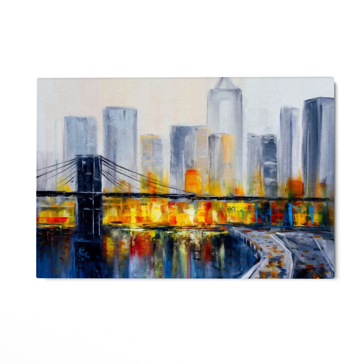Quadro Stampa su Tela Impressioni di città - CupidoDesign