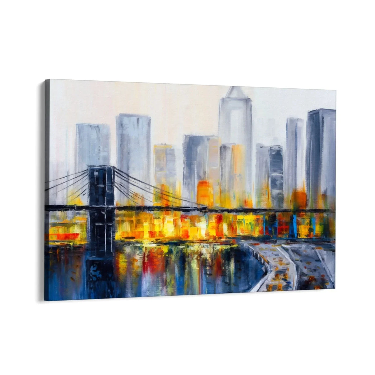 Quadro Stampa su Tela Impressioni di città - CupidoDesign