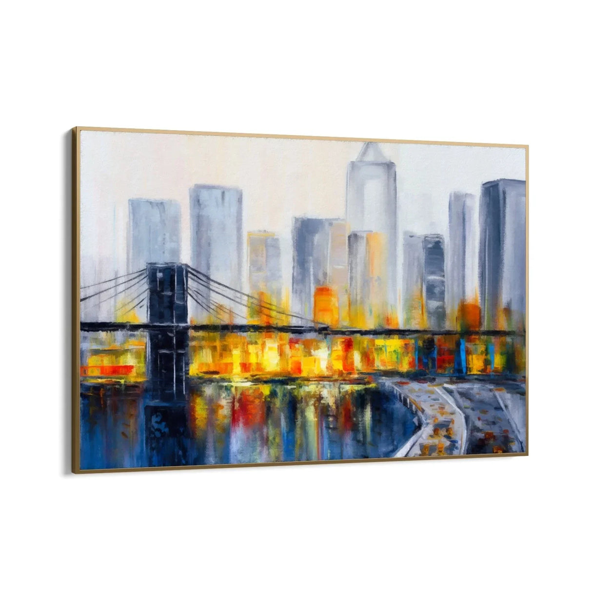 Quadro Stampa su Tela Impressioni di città - CupidoDesign