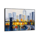 Quadro Stampa su Tela Impressioni di città - CupidoDesign