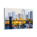 Quadro Stampa su Tela Impressioni di città - CupidoDesign