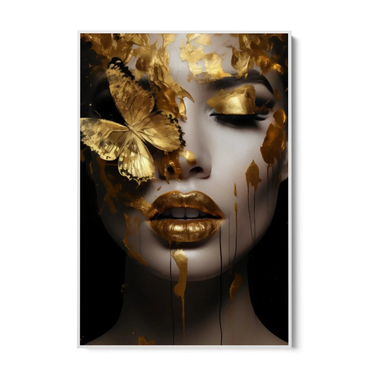 Quadro Stampa su Tela Incantesimo Dorato - CupidoDesign