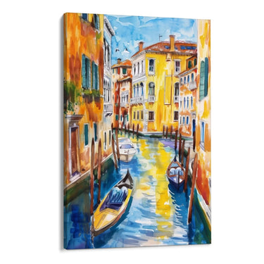 Quadro Stampa su Tela Incanti dei canali - CupidoDesign