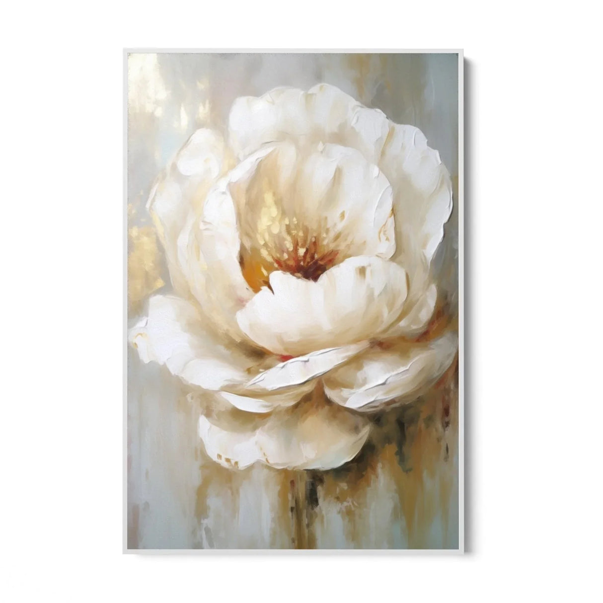 Quadro Stampa su Tela Incanto bianco - CupidoDesign