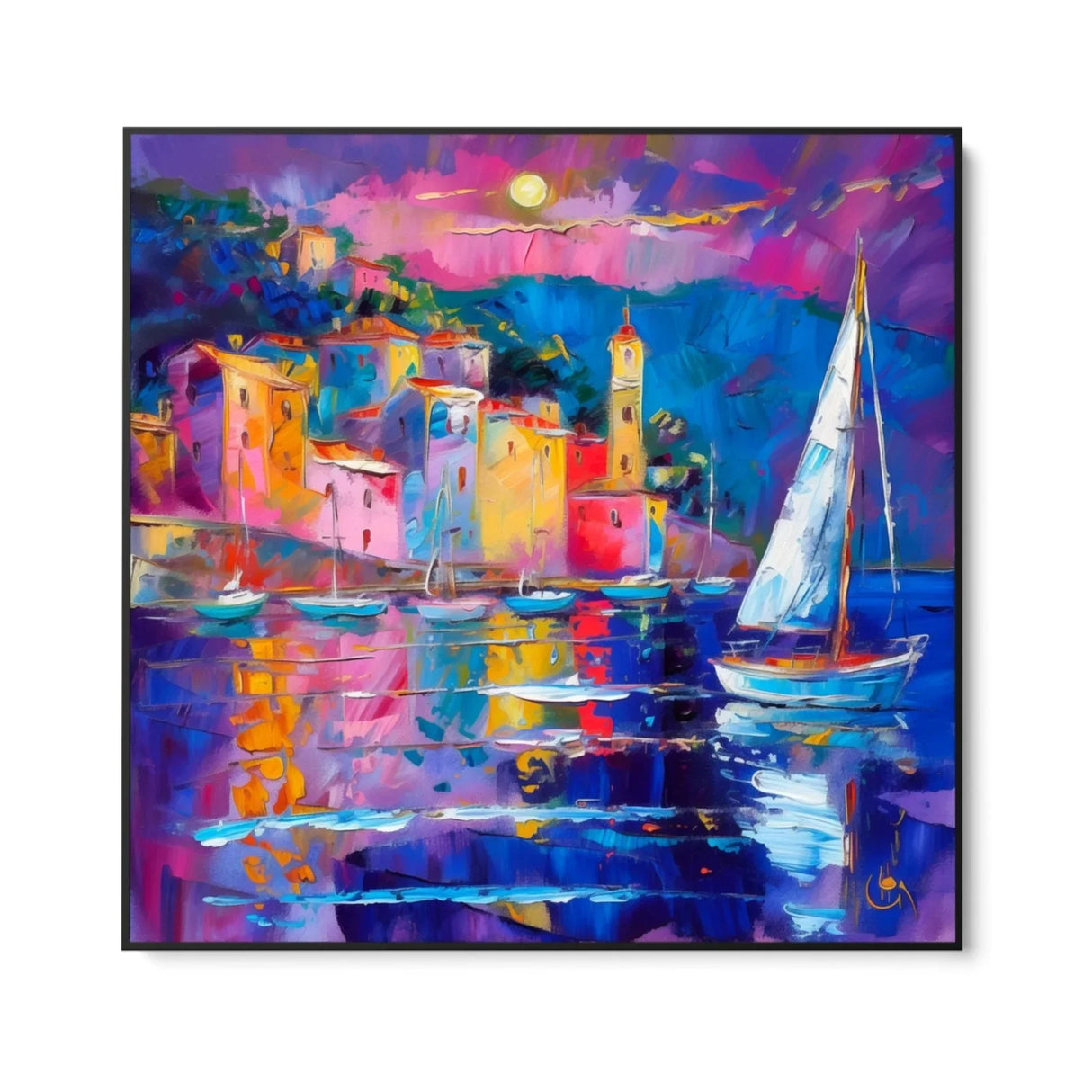 Quadro Stampa su Tela Incanto Costiero - CupidoDesign