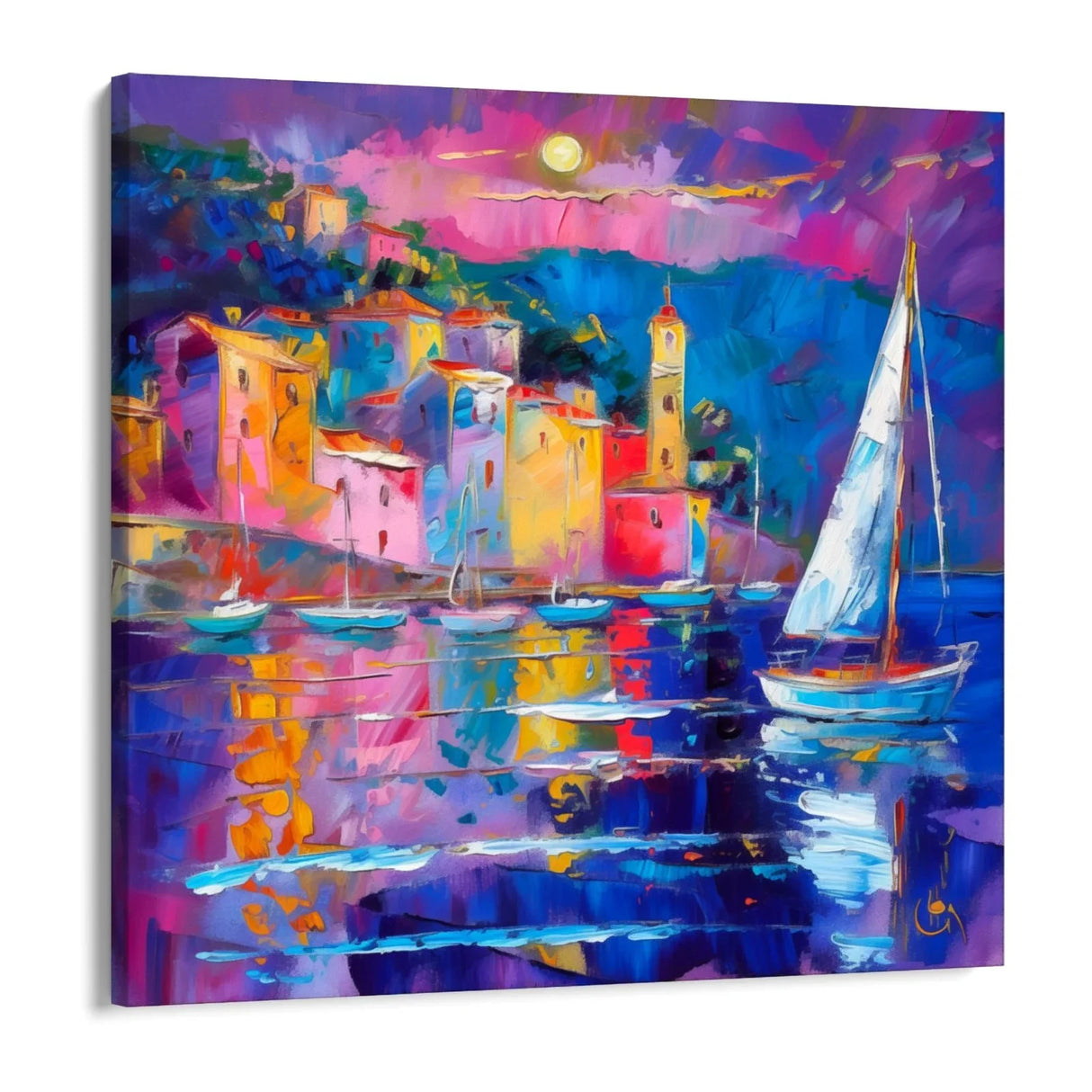 Quadro Stampa su Tela Incanto Costiero - CupidoDesign