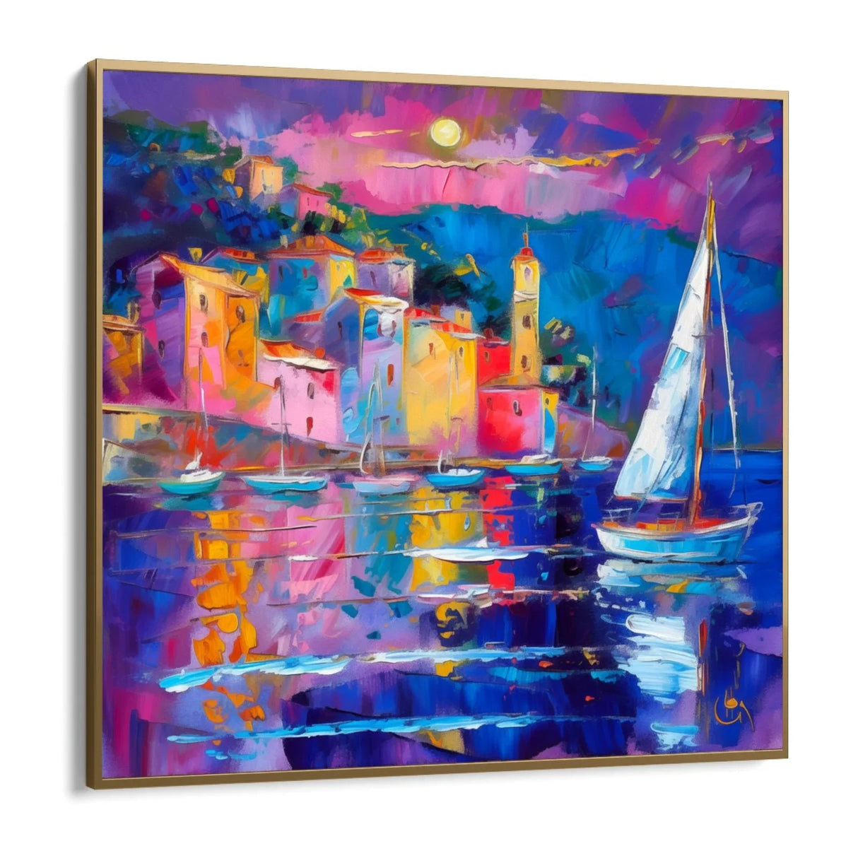 Quadro Stampa su Tela Incanto Costiero - CupidoDesign
