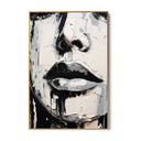 Quadro Stampa su Tela Incanto in Bianco e Nero - CupidoDesign