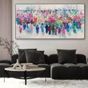 Quadro Stampa su Tela Incanto Indaco - CupidoDesign