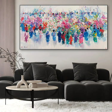 Quadro Stampa su Tela Incanto Indaco - CupidoDesign