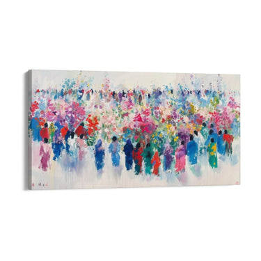 Quadro Stampa su Tela Incanto Indaco - CupidoDesign