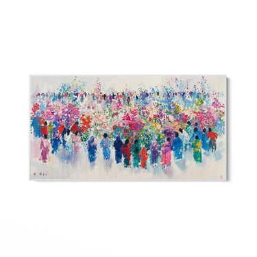 Quadro Stampa su Tela Incanto Indaco - CupidoDesign