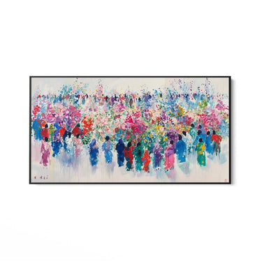 Quadro Stampa su Tela Incanto Indaco - CupidoDesign