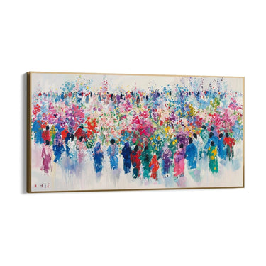 Quadro Stampa su Tela Incanto Indaco - CupidoDesign