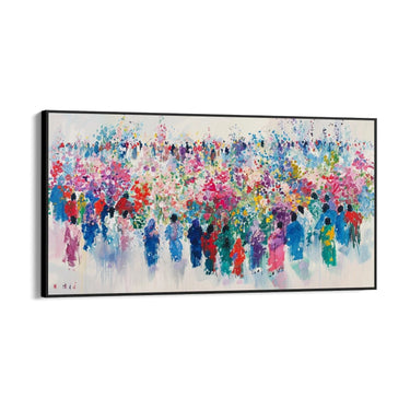 Quadro Stampa su Tela Incanto Indaco - CupidoDesign