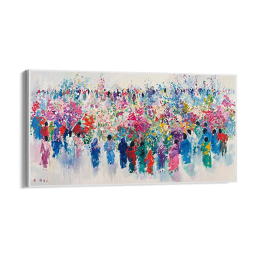 Quadro Stampa su Tela Incanto Indaco - CupidoDesign