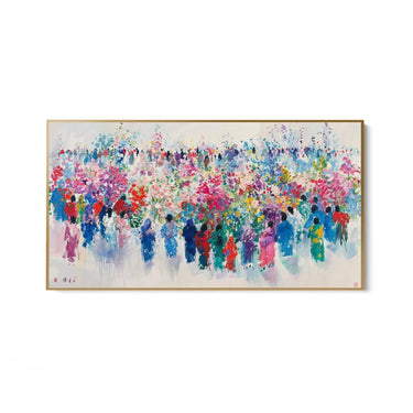 Quadro Stampa su Tela Incanto Indaco - CupidoDesign