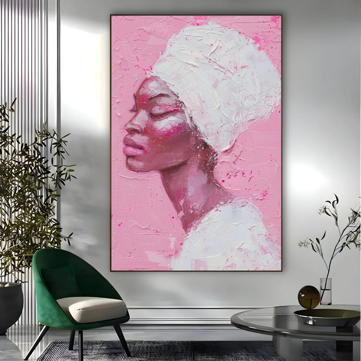 Quadro Stampa su Tela Incanto Rosato - CupidoDesign