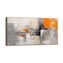 Quadro Stampa su Tela Incontro con l'Arancione - CupidoDesign