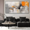 Quadro Stampa su Tela Incontro con l'Arancione - CupidoDesign