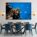 Quadro Stampa su Tela Incontro Corallino - CupidoDesign